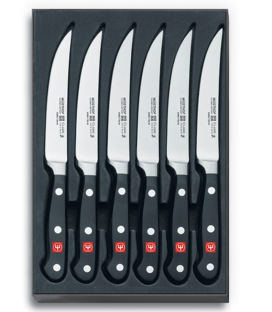 wusthof classic 6-piece steak knife set